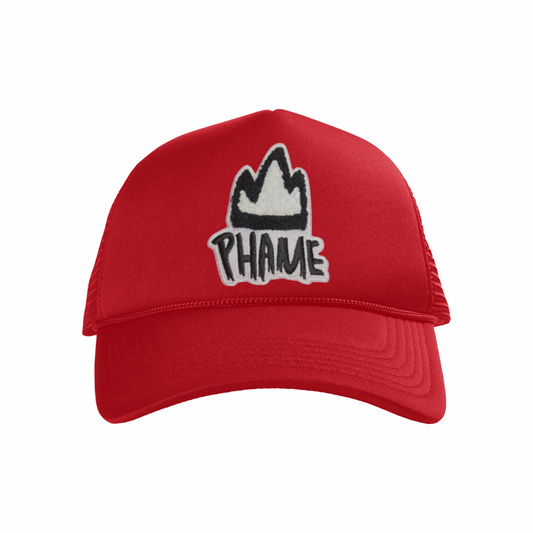 Phame Staple Logo w/ Chenile Patch Trucker Hat